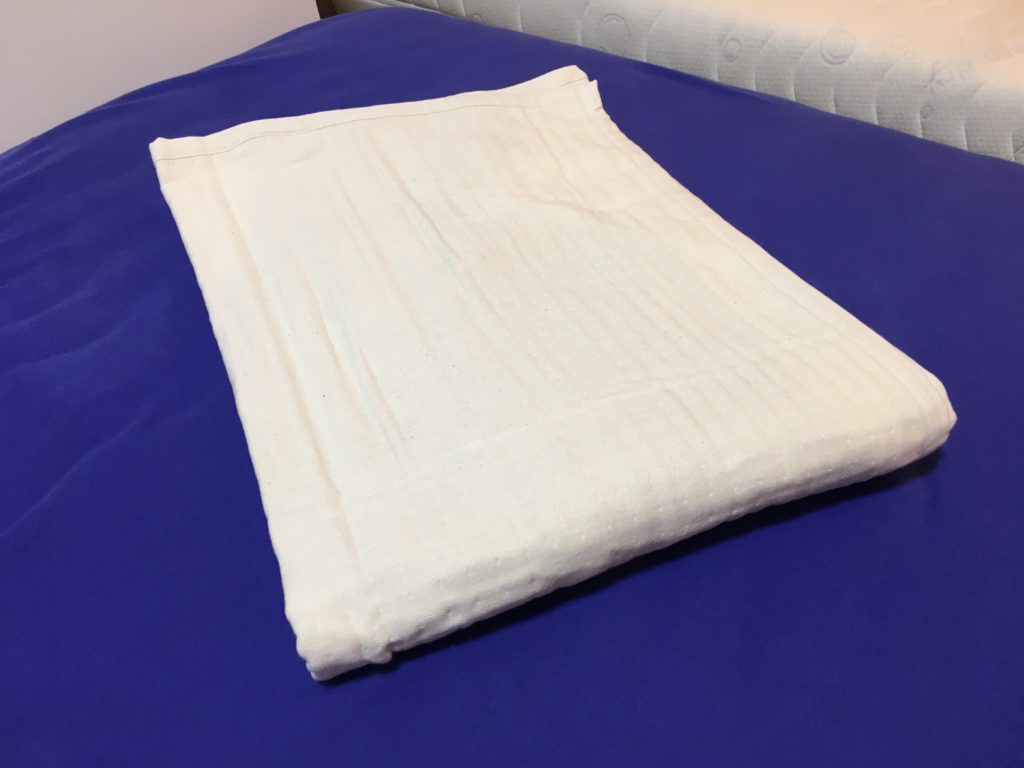オーガニックコットン4層織りガーゼ敷きパッド