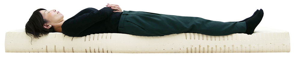 7zone18cmマット ミディアム 女性寝姿勢図